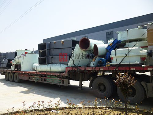 內蒙鄂爾多斯大型5R4119雷蒙磨粉機生產線設備發(fā)貨